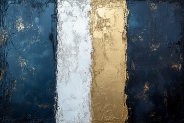 Aufkleber - Abstract artwork featuring bold colors and textures in a contemporary style