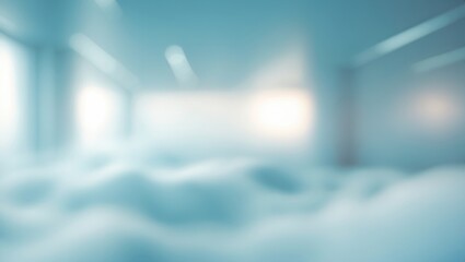 Poster - Medical Gradient Blur Background for Office Interior