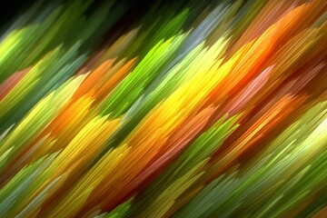 Poster - Vibrant streaks of color create abstract patterns resembling nature's palette in motion