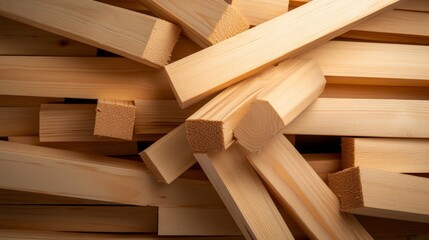 Poster - Whitewashed wooden planks with natural grain and knots are arranged diagonally to create a rustic, textured composition with empty space on the left for text