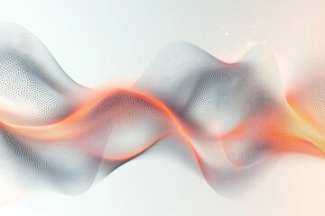 Leinwandbilder - Abstract wave pattern with flowing lines and soft colors in a modern design