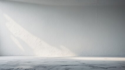 Poster - White cement wall surface and backdrop