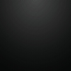 Poster - Undulating black waves create a subtle textured background