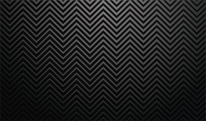 Poster - Charcoal chevron interplay softly diffused in gradient depth