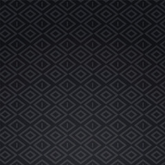 Poster - Diamond pattern in shades of dark gray subtly textured for visual depth