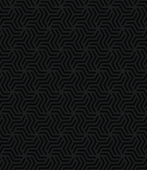 Poster - Sleek herringbone tessellation in stealthy matte black