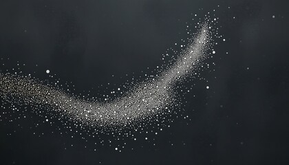 Poster - Cosmic particle formation outer space digital art dark background abstract viewpoint stellar concept for seo impact