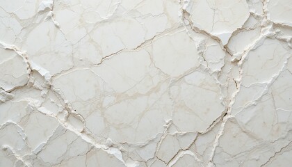 Poster - Detailed close-up of cracked white marble texture indoor image minimalist top-down view abstract design for interior aesthetic