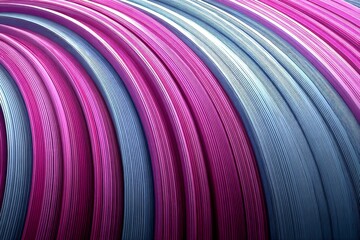 Aufkleber - Vibrant coils of colored material beautifully arranged in a swirling pattern, showcasing intricate hues and textures