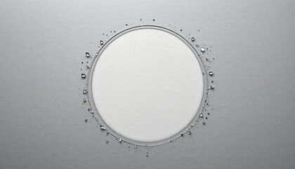 Poster - Circular design element abstract creative space digital artwork modern aesthetic minimalist environment contemporary concept