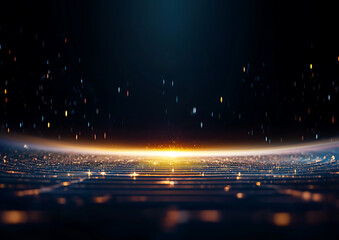 Poster - Creating a stunning visual experience of light and sparkles in a digital space