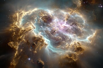 Aufkleber - Cosmic formation captured in stunning detail showing vibrant colors and swirling gases in deep space environment