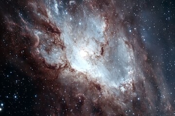 Aufkleber - Exploration of vibrant cosmic nebula in deep space captured from advanced telescopic technology