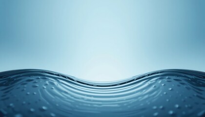Poster - Calm water ripples serene environment abstract photography peaceful atmosphere minimalist view water concept