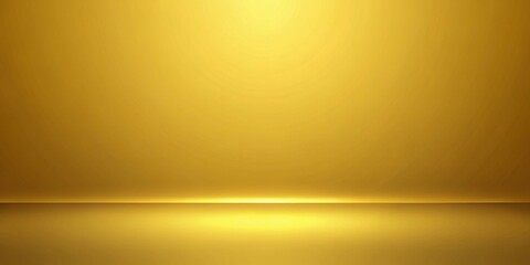 Leinwandbilder - Golden gradient background with subtle lighting effects, ideal for product display or design projects