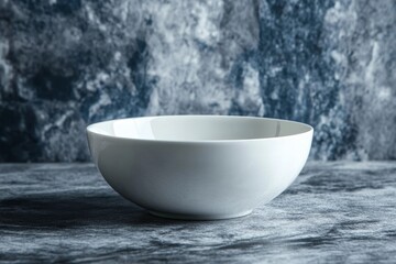Leinwandbilder - Ceramic bowl placed on a textured surface showcasing its elegant design and craftsmanship