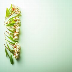 Poster - Vibrant flower blooming against a lush green background creating a natural and refreshing scene
