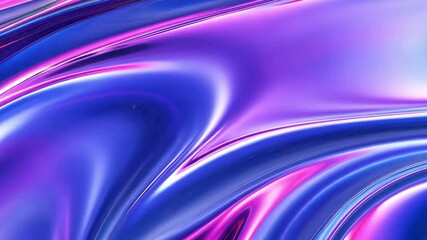 Poster - vibrant abstract background smooth, flowing waves of purple and pink create dynamic, energetic visua