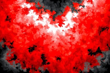 Aufkleber - Colorful abstract texture with red and black shades creating a vibrant visual impact in digital art representation
