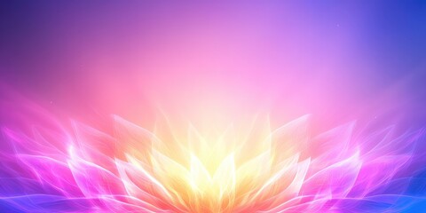 Poster - Abstract Colorful Background with Glowing Light Burst