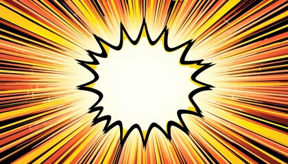 Poster - Dynamic explosion graphic abstract art visual design vibrant colors energetic composition creative concept