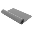 © NeoDesign Hub - Rolled gray yoga mat on white studio shot Simple clean design