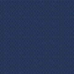 Poster - Oceanic blues An intricate pattern of interlocking curvilinear shapes creates a vast network