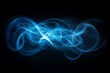 © Elena - A series of glowing blue light streaks draws the eye towards a single point, set against a dark background, evoking a sense of speed and advanced technology
