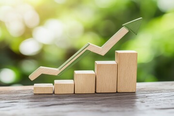 Poster - Growth, progress, success, upward trend
