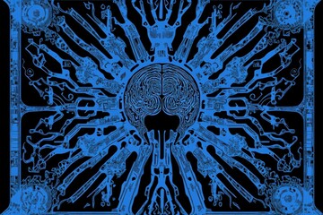 Poster - Intricate brain design