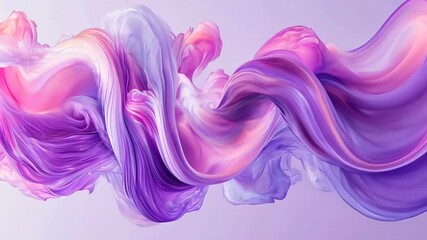 Poster - Swirling colors unite in a mesmerizing display of abstract art inspired by the harmony of nature and emotion in a serene setting Generative AI