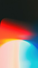 Wall Mural - vivid abstract light art with red, blue, and yellow gradients for modern design projects