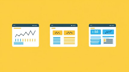 Poster - Horizontal content layout samples for LinkedIn or Twitter posts with emphasis on stats and clean branding
