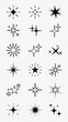 © Rawpixel.com - Shine star sparkle vector set. Sparkle star icons. Shine icon. Stars sparkle doodles vector. Set sparkles star symbols vector. Bright sparkle, star sparkle, shiny flash star. Star shine sparkle icon