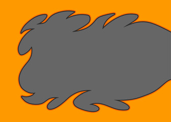 Aufkleber - Minimalist background with flame pattern and with some copy space area