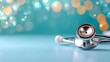 © Aniwat - A stethoscope on a blurred medical background