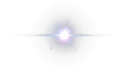 Aufkleber - Bright light burst with transparent background and glowing flare effect radiating from center for creative design