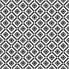 Poster - Bold geometric patterns repeat a stark contrast of shapes and lines