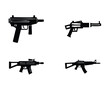 © Muhammad Tanvir - Modern smart Beautiful guns icon vector template Editable graphic design