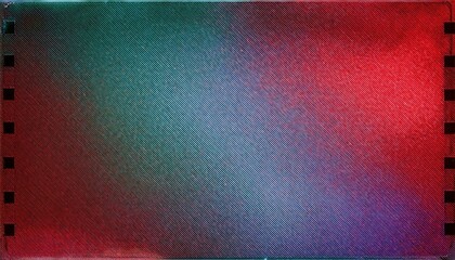 Aufkleber - vibrant retro film strip with red and cyan light gradient, perfect for vintage design, photo overlays, cinematic themes, and creative media projects


