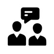 © MdDelowar - Conversation Between Employees Icon Design