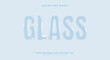 © Easin Arafat - Glass 3D editable text effect Template Suitable for shiny text style