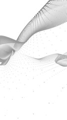 Wall Mural - particles lines
