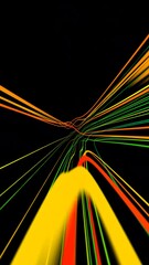 Wall Mural - COLORFUL DYNAMIC PARTICLES LINES