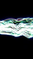 Wall Mural - COLORFUL DYNAMIC PARTICLES LINES