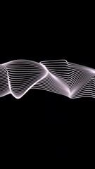 Wall Mural - black and white abstract particles background