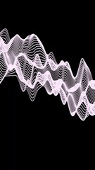 Wall Mural - black and white abstract particles background