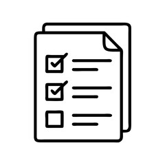 Poster - Checklist document task list check box form survey to do list planning list assignment sheet