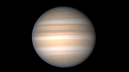 Wall Mural - Jupiter Planet Image With Bands And Colors