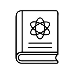 Poster - science book atom education knowledge study learn textbook physics chemistry biology research read